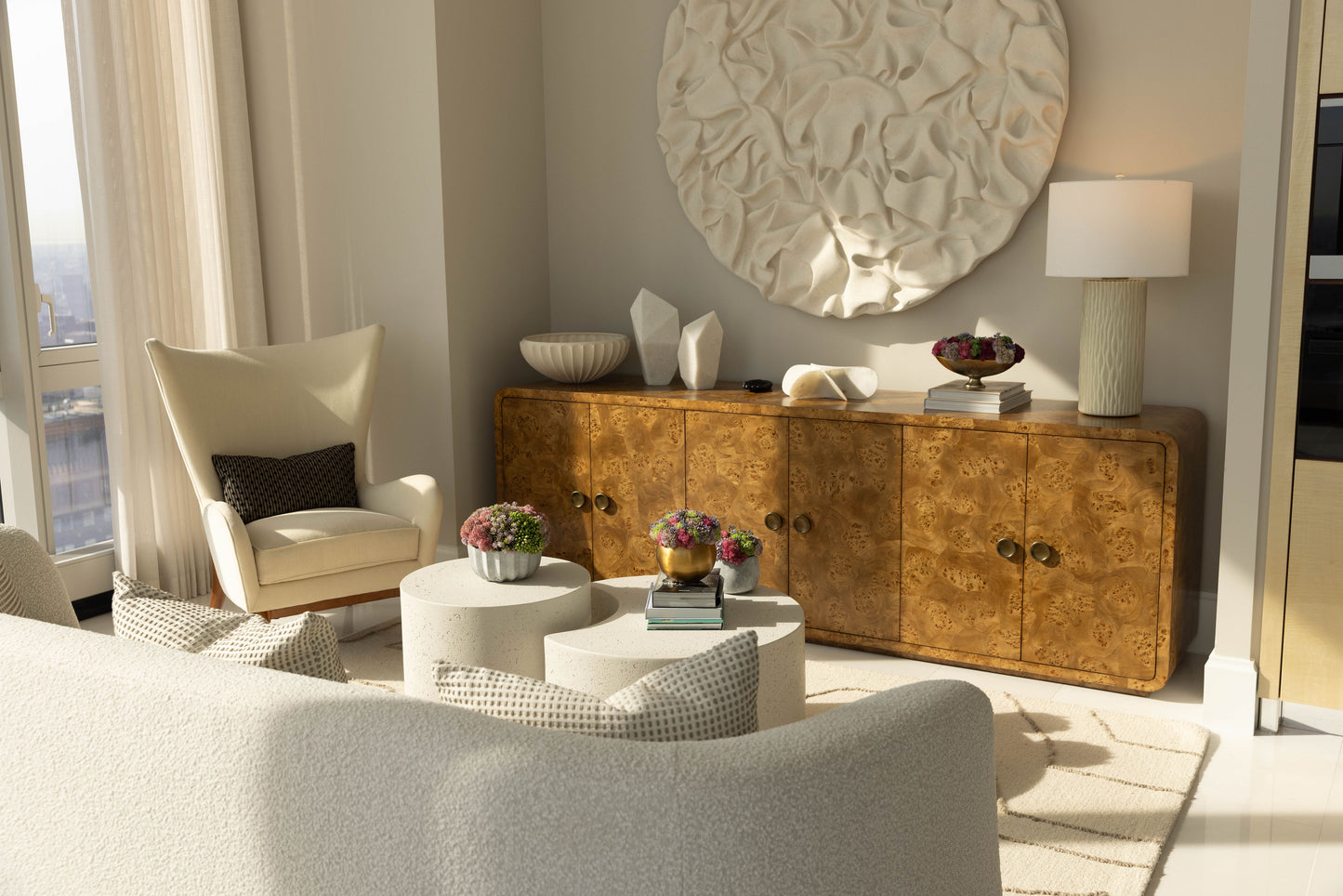 ABIGAIL PLEATED SEDUM